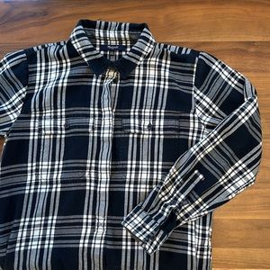 Madewell flannel dress popover size XXS